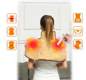 Electric Warm Shoulder Heating Brace Support Neck Pad Cervical Physical Therapy Spine Back Posture Corrector+Moxibustion bag
Electric Warm Shoulder Heating Brace Support Neck Pad Cervical Physical Therapy Spine Back Posture Corrector+Moxibustion bag