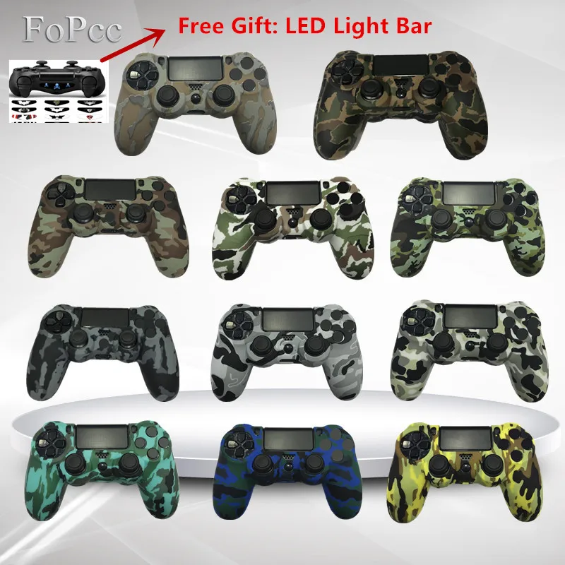 FoPcc New Type Camouflage Special Design Army Soft Silicone Gel Skin Protective Rubber Cover Case for PS4 Wireless Controller
FoPcc New Type Camouflage Special Design Army Soft Silicone Gel Skin Protective Rubber Cover Case for PS4 Wireless Controller