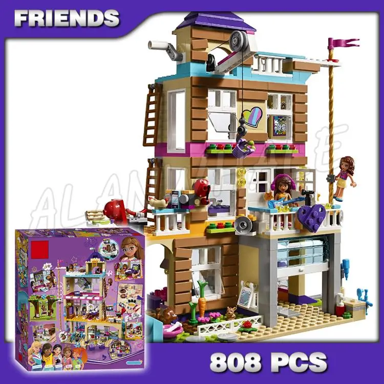 808pcs Friends Girls Friendship 4-layer Big Villa House 10859 Building Kit Model Blocks Children Toys Compatible with Lego
808pcs Friends Girls Friendship 4-layer Big Villa House 10859 Building Kit Model Blocks Children Toys Compatible with Lego