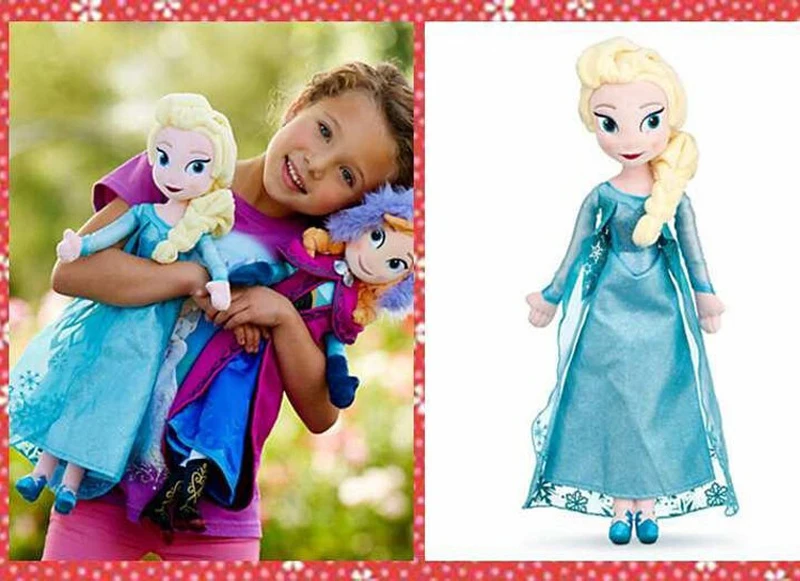 jouet reine des neiges peluche anna elsa