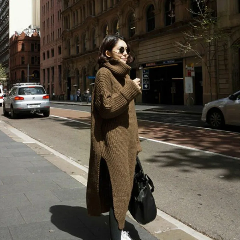 Women Winter Knit Dresses 2018 Europe Long Sleeve Turtleneck Casual Slim Warm Maxi Sweater Dress Plus Size Women's Clothing
Women Winter Knit Dresses 2018 Europe Long Sleeve Turtleneck Casual Slim Warm Maxi Sweater Dress Plus Size Women's Clothing