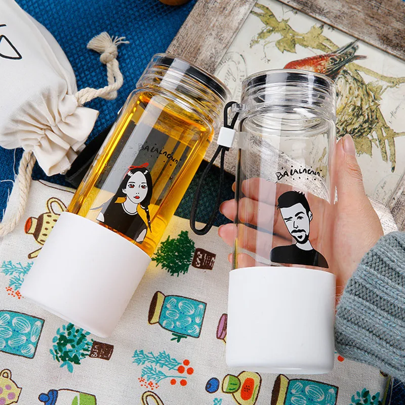 Creative new transparent glass portable cute student female hand outdoor water bottle Korean lemon with lid
Creative new transparent glass portable cute student female hand outdoor water bottle Korean lemon with lid