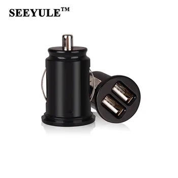 1pc SEEYULE Universal Dual USB Car-Charger Adapter Mini Double Port 5V 2.1A Car Charger for Mobile Phone/Tablet/mp3/mp4/pad
1pc SEEYULE Universal Dual USB Car-Charger Adapter Mini Double Port 5V 2.1A Car Charger for Mobile Phone/Tablet/mp3/mp4/pad