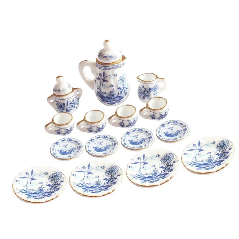 1PC Mini Modern Tea Set for Dollhouse Miniature 1:12