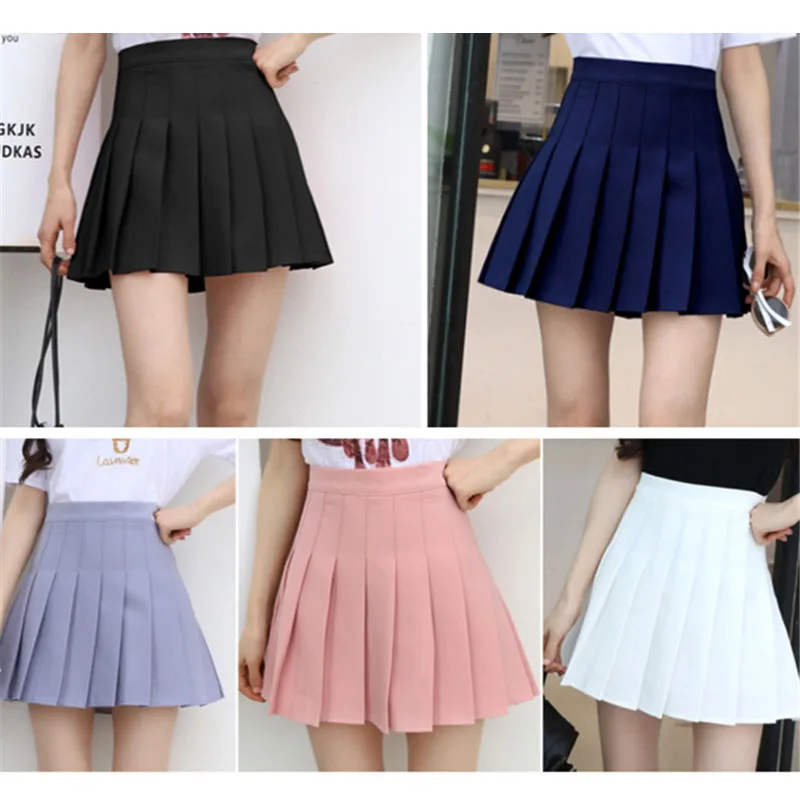 2018 Summer Skirts Womens High Waist Short School Pleated Skirt For Girls Mini Sexy Pink Leggings Female Sun Skirt Zipper H0073
2018 Summer Skirts Womens High Waist Short School Pleated Skirt For Girls Mini Sexy Pink Leggings Female Sun Skirt Zipper H0073