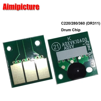 DR311 Drum Chip For Minolta C220 C280 C360 C7722 C7728 Drum Unit Chip BK C M Y copier parts 10sets/lot
DR311 Drum Chip For Minolta C220 C280 C360 C7722 C7728 Drum Unit Chip BK C M Y copier parts 10sets/lot