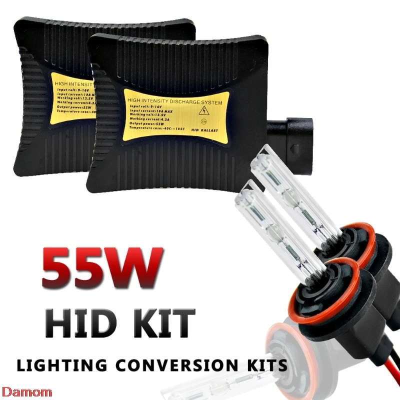 HID Xenon Headlight 55W Conversion KIT H1/H3/H4/H7/H11/9005/9006/880/881/9004/7 Damom
HID Xenon Headlight 55W Conversion KIT H1/H3/H4/H7/H11/9005/9006/880/881/9004/7 Damom