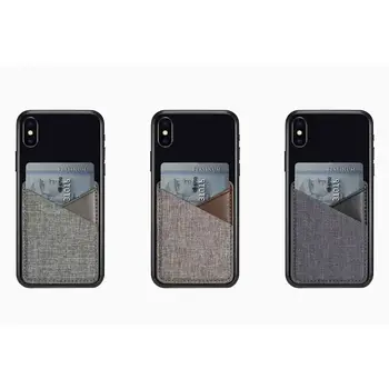 THINKTHENDO High Quality Card Holder Slim Canvas Mobile Phone Wallet Credit ID Card Holder Adhesive Pocket Sticker
THINKTHENDO High Quality Card Holder Slim Canvas Mobile Phone Wallet Credit ID Card Holder Adhesive Pocket Sticker