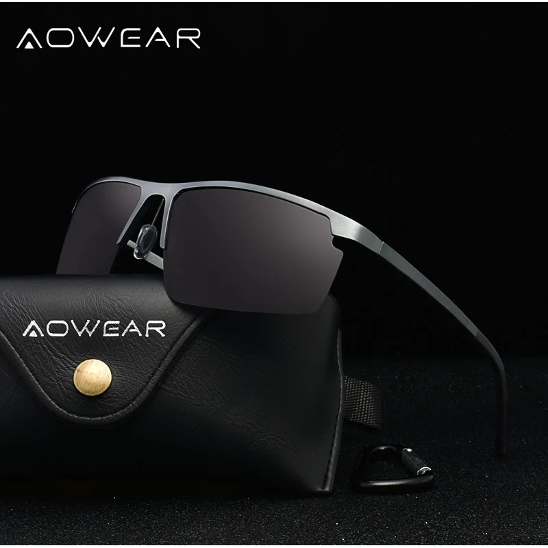 AOWEAR 2018 Mens Polarized Sunglasses Men Genuine Aluminum Mirror Rimless Sun Glasses Male Sport Outdoor Driving Eyewear Gafas
AOWEAR 2018 Mens Polarized Sunglasses Men Genuine Aluminum Mirror Rimless Sun Glasses Male Sport Outdoor Driving Eyewear Gafas