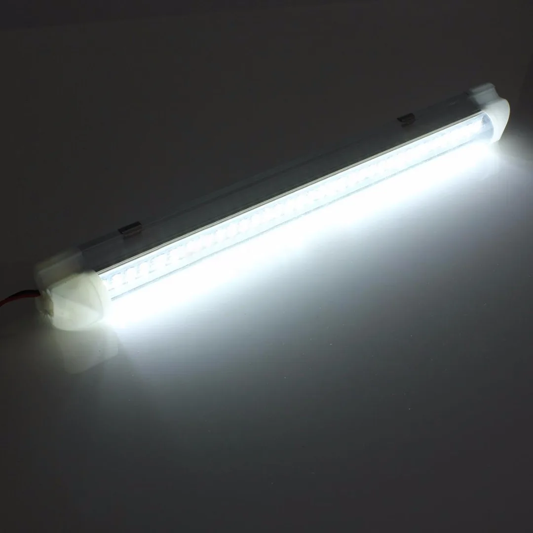 1pc Universal 72LED Car Caravan Interior Strip Light Bar Tube ON/OFF Switch Newest