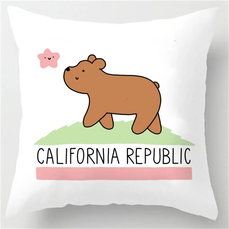 Free Shipping Customized Anime California flag Personalized Decorative Zippered Throw Square Pillowcase Durable Pillow Case
Free Shipping Customized Anime California flag Personalized Decorative Zippered Throw Square Pillowcase Durable Pillow Case