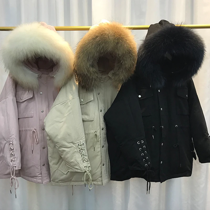 Women Winter Down Jacket 2018 Women's 90% White Duck Down Coat Large Real Raccoon Fur Hooded Parkas Feather Jacket For Female
Women Winter Down Jacket 2018 Women's 90% White Duck Down Coat Large Real Raccoon Fur Hooded Parkas Feather Jacket For Female