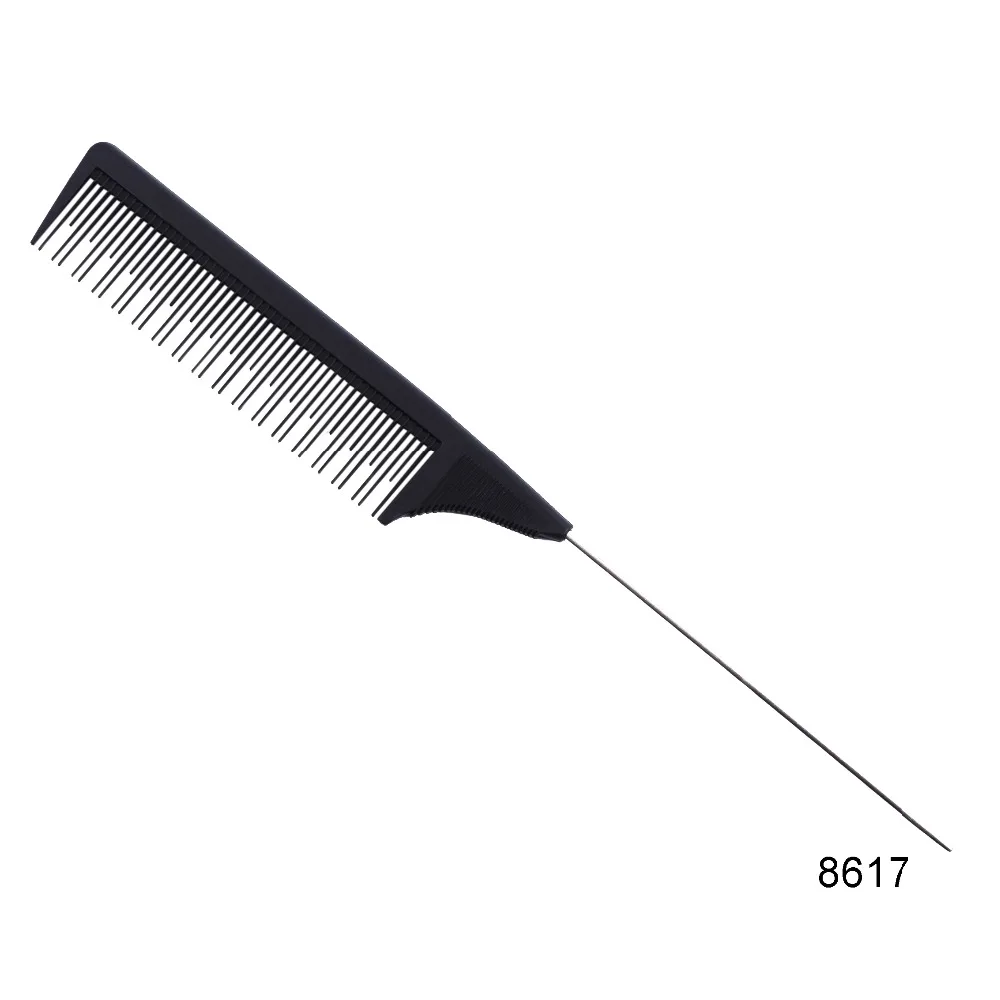 1Pc Metal Pin Tail Combs Hairdressers Barbers Black Tail Comb Rat For Styling Hairdressing
1Pc Metal Pin Tail Combs Hairdressers Barbers Black Tail Comb Rat For Styling Hairdressing