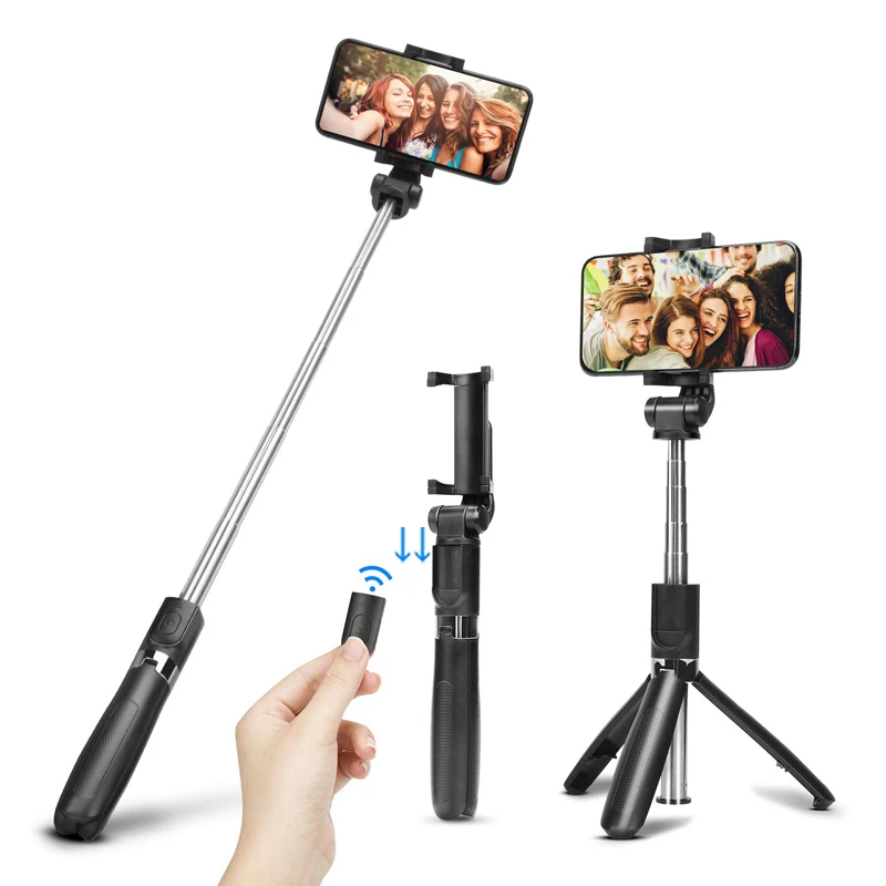 New Wireless Bluetooth Selfie Stick Tripod Monopod with Remote for iPhone Samsung Huawei Xiaomi Mobile Phone Universal Portable
New Wireless Bluetooth Selfie Stick Tripod Monopod with Remote for iPhone Samsung Huawei Xiaomi Mobile Phone Universal Portable