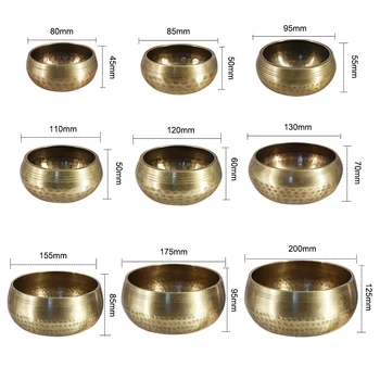 Tibetan Buddhist Singing Bowl Buddha Sound Bowl Musical Instrument for Meditation with Stick Yoga Home Decoration 200mm
Tibetan Buddhist Singing Bowl Buddha Sound Bowl Musical Instrument for Meditation with Stick Yoga Home Decoration 200mm