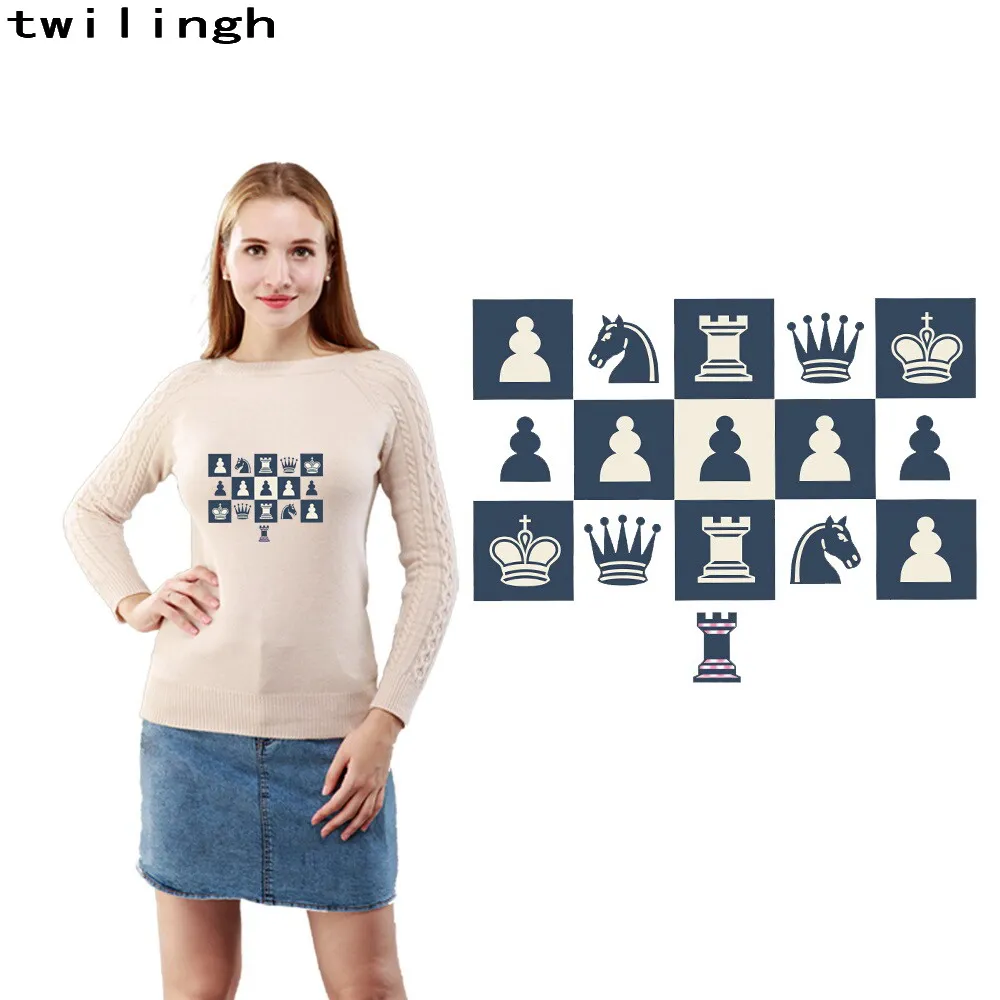 3D printed transfer patches Chess pattern sticker iron on jacket t-shirt handmade eco-friendly patch accessory
3D printed transfer patches Chess pattern sticker iron on jacket t-shirt handmade eco-friendly patch accessory