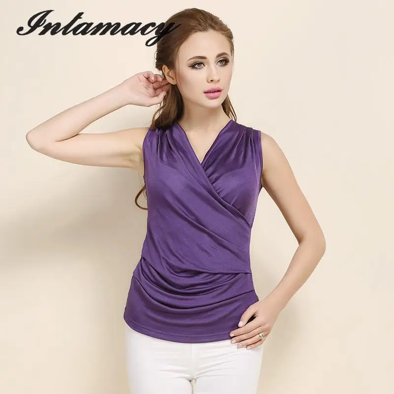 Silk Knitted Cross V Collar Sleeveless Vest, Pleated Bottoming T-shirt, 100% REAL Silk New
Silk Knitted Cross V Collar Sleeveless Vest, Pleated Bottoming T-shirt, 100% REAL Silk New