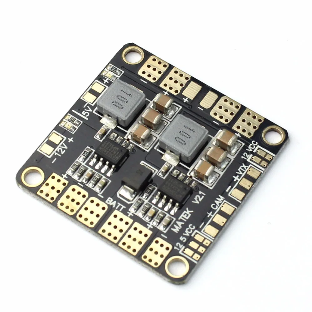 Matek Mini Power Hub Power Distribution Board PDB with BEC 5V & 12V for FPV QAV250 ZMR250 Multicopter Quadcopter F16892
Matek Mini Power Hub Power Distribution Board PDB with BEC 5V & 12V for FPV QAV250 ZMR250 Multicopter Quadcopter F16892