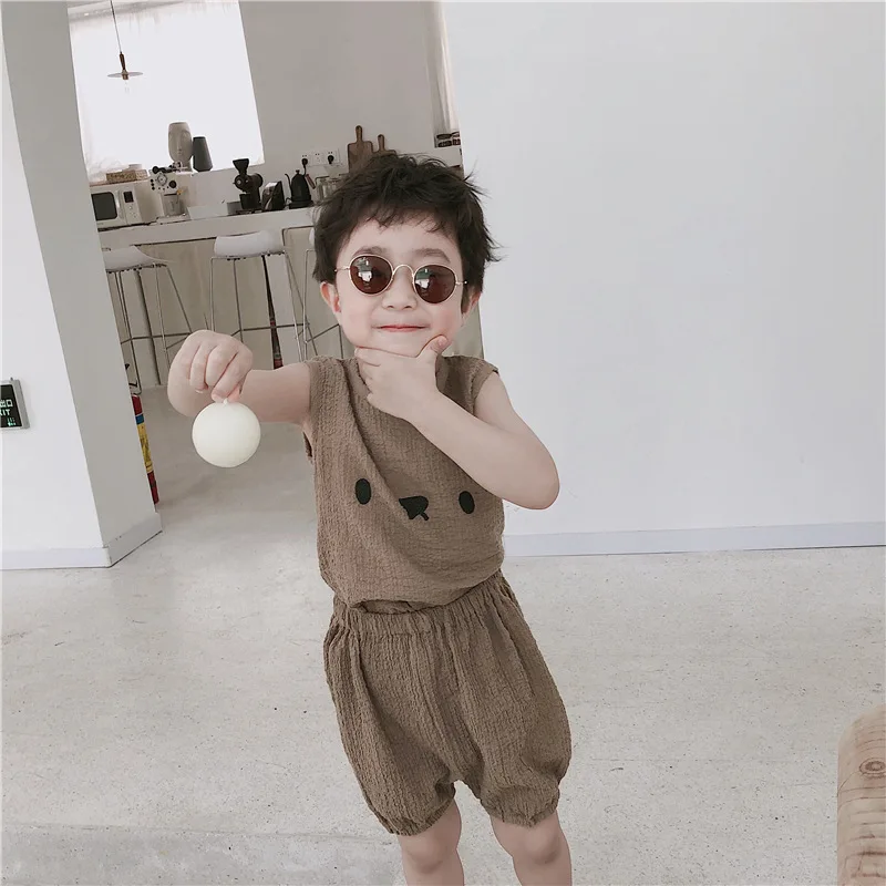 Baby Cotton Vest with Shorts Kids Sets Clothing Cute Bear Cartoon Toddler Infant Baby Clothing Boutique Unisex Chidlren Suits
Baby Cotton Vest with Shorts Kids Sets Clothing Cute Bear Cartoon Toddler Infant Baby Clothing Boutique Unisex Chidlren Suits