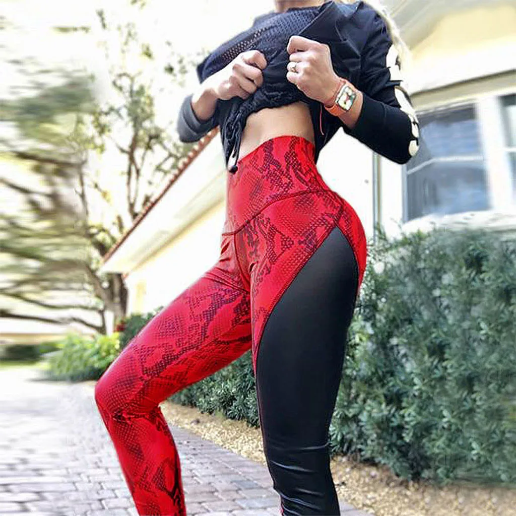 Pants Fitness Legging Serpentine High Waist Leggings Serpentine Women Yoga Pants Mesh Leather Leggins Trouser Female Tights
Pants Fitness Legging Serpentine High Waist Leggings Serpentine Women Yoga Pants Mesh Leather Leggins Trouser Female Tights