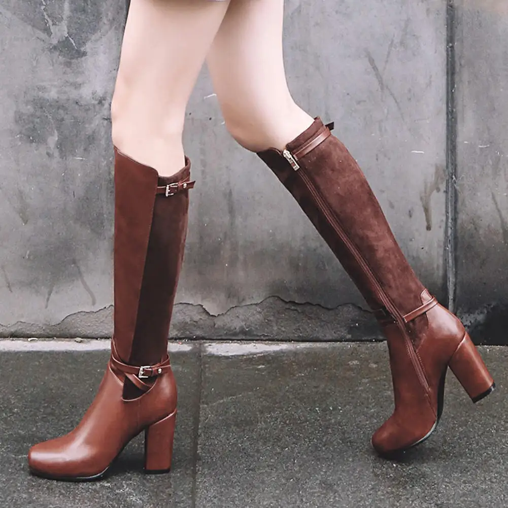 Karinluna high heels knee high boots woman shoes