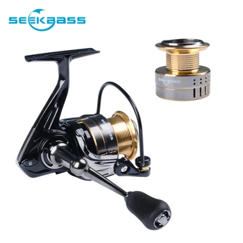 Seekbass 5.2:1 Fishing Reel SK1000 Spinning Reel 5KG Max Drag Power Bass Carp 2 Spools Fishing Reel Fishing Tackles
Seekbass 5.2:1 Fishing Reel SK1000 Spinning Reel 5KG Max Drag Power Bass Carp 2 Spools Fishing Reel Fishing Tackles