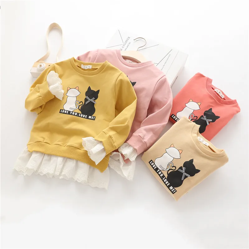 Wholesale T Shirt Children's Cartoon Printed Pullovers and Girls'Elastic Leisure Clothes In 2019
Wholesale T Shirt Children's Cartoon Printed Pullovers and Girls'Elastic Leisure Clothes In 2019