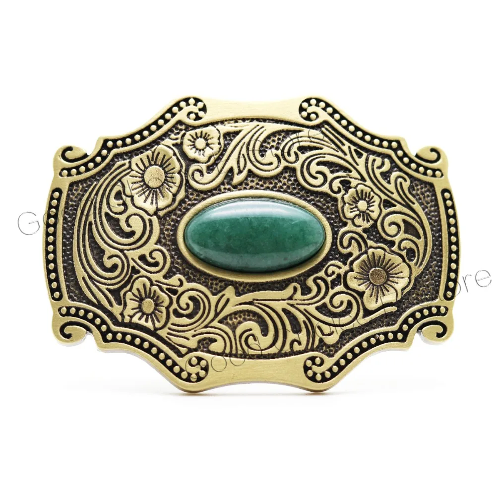 Antique Finish Retro Men's Women's Solid Brass Copper Belt Buckle,Vintage,Embedded with Jadestone
Antique Finish Retro Men's Women's Solid Brass Copper Belt Buckle,Vintage,Embedded with Jadestone