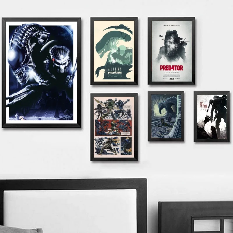 Alien vs Predator Movie Poster Wall Art Wall Decor Silk Prints Art Poster Paintings for Living Room
Alien vs Predator Movie Poster Wall Art Wall Decor Silk Prints Art Poster Paintings for Living Room