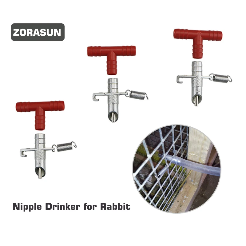 Poultry Nipple Drinker for Rabbit Automatic Water Feeder Bunny Rodents Rabbit Drinker Waterer Farm Poultry Drinking Equipment
Poultry Nipple Drinker for Rabbit Automatic Water Feeder Bunny Rodents Rabbit Drinker Waterer Farm Poultry Drinking Equipment