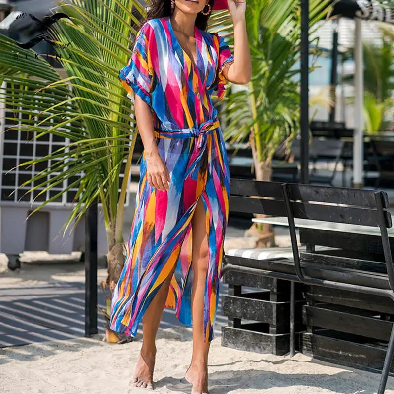 Brazilian bikini set V-neck beach sarong 2019 Tropical print cover up bathing suit Sexy swimwear women swimsuit female bathers
Brazilian bikini set V-neck beach sarong 2019 Tropical print cover up bathing suit Sexy swimwear women swimsuit female bathers