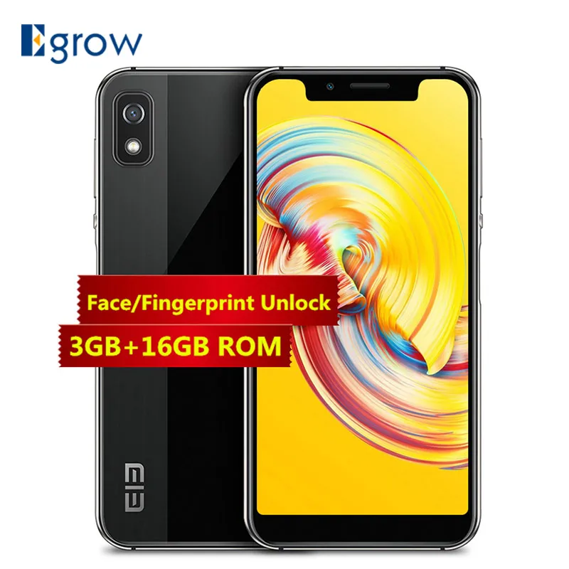 Elephone A4 5.85'' HD+ 19:9 Screen Smartphone Android 8.1 3GB 16GB MT6739 Quad Core Mobile phone 3000mAh Fingerprint Cell phones
Elephone A4 5.85'' HD+ 19:9 Screen Smartphone Android 8.1 3GB 16GB MT6739 Quad Core Mobile phone 3000mAh Fingerprint Cell phones