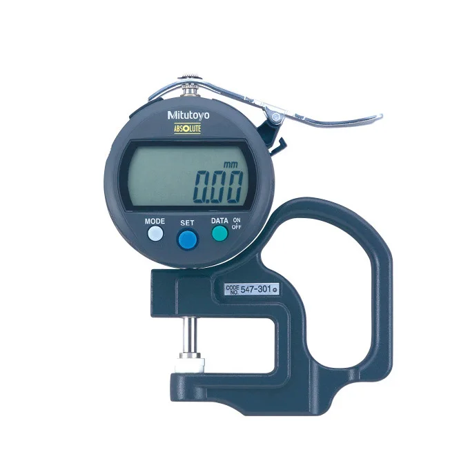 Mitutoyo 547-301 Measuring Range 0-10mm Resolution 0.01mm ABS Digimatic Indicator Digital Thickness Gauge
Mitutoyo 547-301 Measuring Range 0-10mm Resolution 0.01mm ABS Digimatic Indicator Digital Thickness Gauge