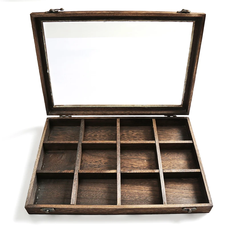 M wood jewelry storage box classical wooden 12 grids jewelry storage tray box racks GZ1411
M wood jewelry storage box classical wooden 12 grids jewelry storage tray box racks GZ1411