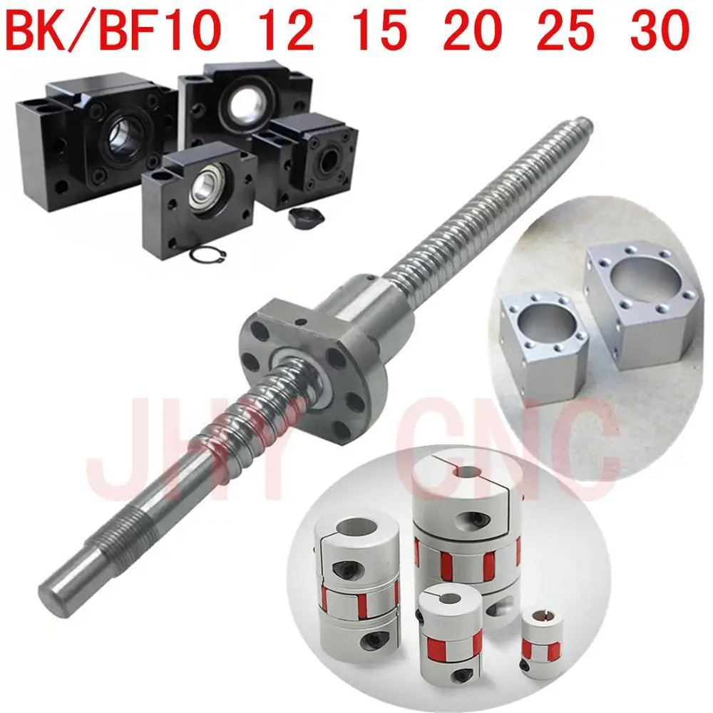 3 RM2505 anti backlas ballscrews 3sets BK//BF15