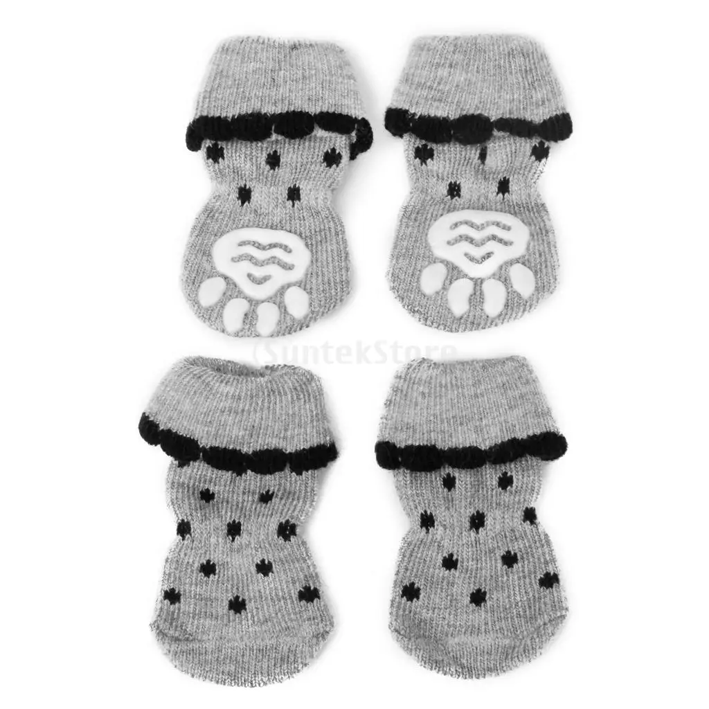 New Arrivals 2015 Black Dots Pet Dog Puppy Cat Shoes Slippers Non-Slip Socks with Paw Prints Free Shipping
New Arrivals 2015 Black Dots Pet Dog Puppy Cat Shoes Slippers Non-Slip Socks with Paw Prints Free Shipping