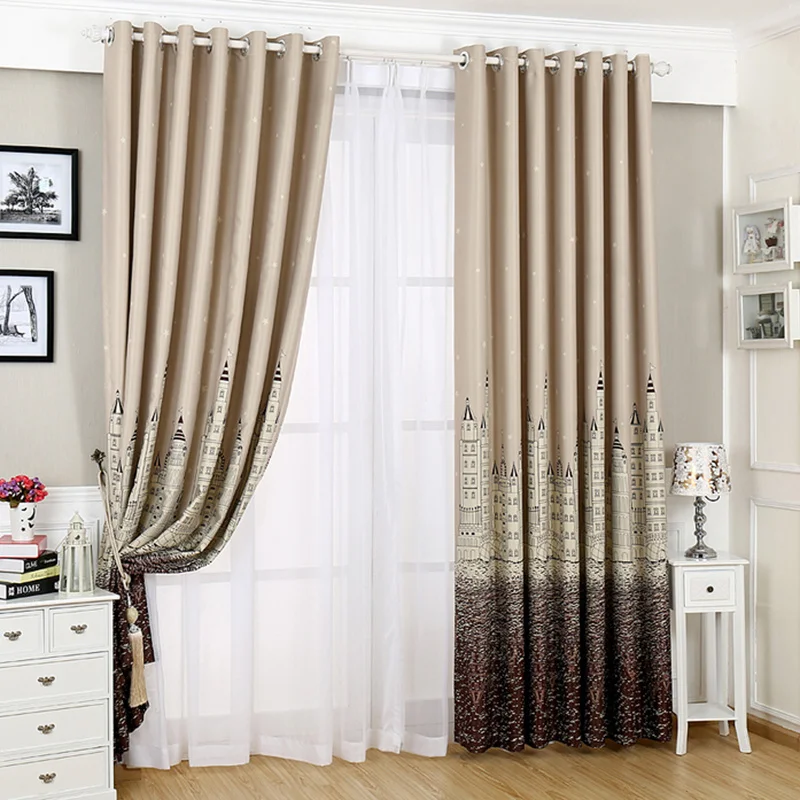 Cartoon Sea Castle Printed Luxury Blackout Curtain for Living Room Bedroom Kitchen Voile Window Curtain Kids Curtains Tulle
Cartoon Sea Castle Printed Luxury Blackout Curtain for Living Room Bedroom Kitchen Voile Window Curtain Kids Curtains Tulle