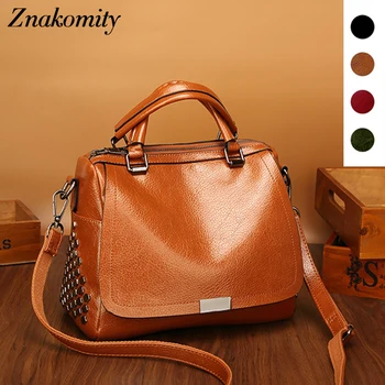 Znakomity fashion rivet boston crossbody bags for women 2019 luxury handbags women bags designer pu leather messenger bags new
Znakomity fashion rivet boston crossbody bags for women 2019 luxury handbags women bags designer pu leather messenger bags new