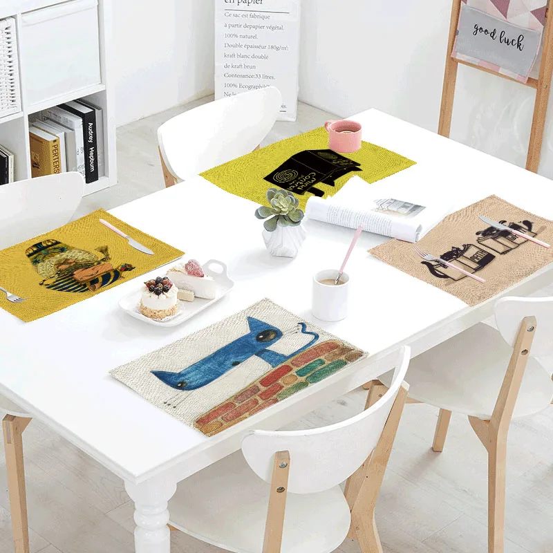Unique Ideas Dew Linens Table Napkins Tea printed Place Mat Books Fish Polyester Servilletas Para Bodas Design Party Decoration
Unique Ideas Dew Linens Table Napkins Tea printed Place Mat Books Fish Polyester Servilletas Para Bodas Design Party Decoration