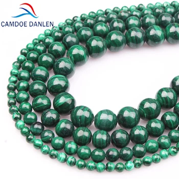 CAMDOE DANLEN Natural Stone Chrysocolla Green malachite Round Beads 4 6 8 10 12 14MM Fit DIY Bead For Jewelry Making Accessories
CAMDOE DANLEN Natural Stone Chrysocolla Green malachite Round Beads 4 6 8 10 12 14MM Fit DIY Bead For Jewelry Making Accessories