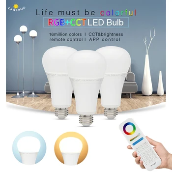 led lamp Milight FUT105 E27 12W RGB+CCT LED Bulb Wireless 2.4G Bulb Dimmable Smart LED Lights Decoration Spotlight 8 Zone Remote
led lamp Milight FUT105 E27 12W RGB+CCT LED Bulb Wireless 2.4G Bulb Dimmable Smart LED Lights Decoration Spotlight 8 Zone Remote