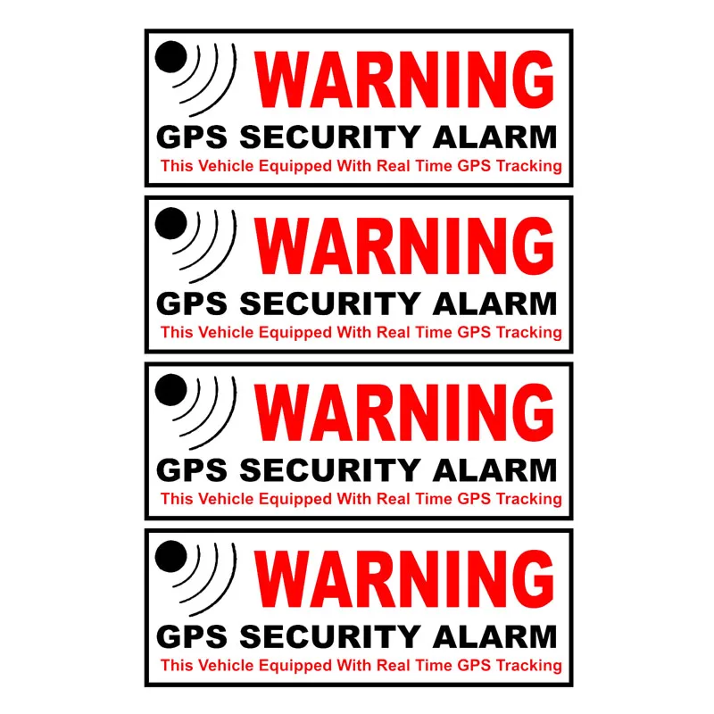 4PCS 10.5*3.8CM Car Stickers WARNING GPS SECURITY ALARM Warning Mark Reflective Decal Motorcycle Deco For Car stickers and decal
4PCS 10.5*3.8CM Car Stickers WARNING GPS SECURITY ALARM Warning Mark Reflective Decal Motorcycle Deco For Car stickers and decal