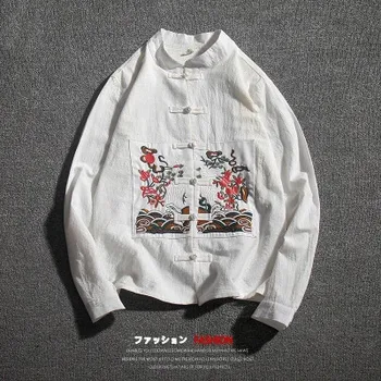 Brand New Fashion Male Embroidery Shirt Long-Sleeves Tops Slim Casual Solid Mens Dress Shirts Men Shirt Large Size 5XL
Brand New Fashion Male Embroidery Shirt Long-Sleeves Tops Slim Casual Solid Mens Dress Shirts Men Shirt Large Size 5XL