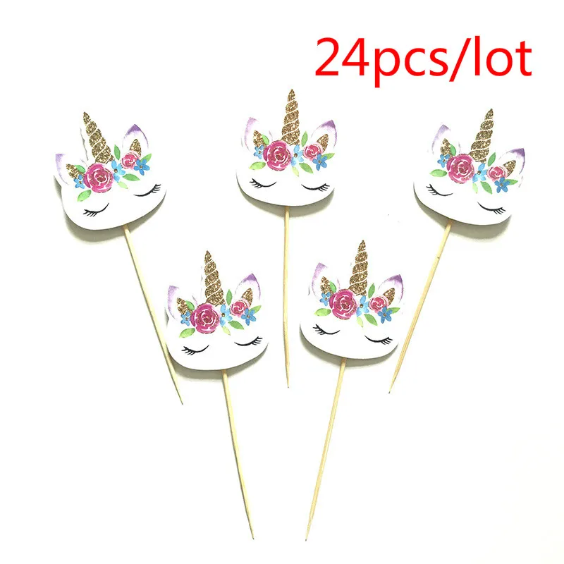 Unicorn Party Cake Cupcake Topper Picks Cake Flags Kids Baby Shower Birthday Wedding Party Cake Decoration Supplies 24pcs/lot
Unicorn Party Cake Cupcake Topper Picks Cake Flags Kids Baby Shower Birthday Wedding Party Cake Decoration Supplies 24pcs/lot