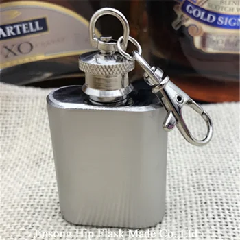 Shipping free + Lead-free , 1oz stainless steel mini hip flask with keychain with retail box ,100% stainless steel
Shipping free + Lead-free , 1oz stainless steel mini hip flask with keychain with retail box ,100% stainless steel