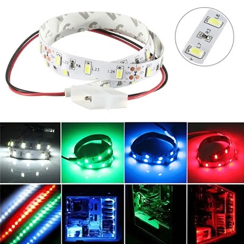 50CM SMD 5630 Non Waterproof LED Flexible Strip Light PC Computer Case Adhesive Lamp 12V
50CM SMD 5630 Non Waterproof LED Flexible Strip Light PC Computer Case Adhesive Lamp 12V