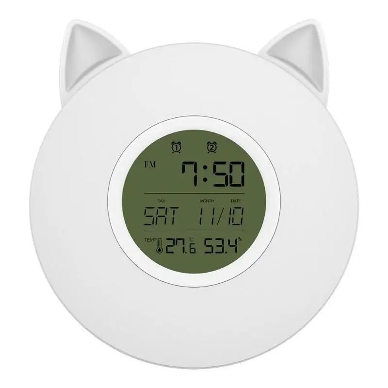 7 Colors Digital Alarm Clock Sunrise Sunset Bedside Led Wake Up Light Night Lamp With Fm Radio Electronic Led Clock Home Decor
7 Colors Digital Alarm Clock Sunrise Sunset Bedside Led Wake Up Light Night Lamp With Fm Radio Electronic Led Clock Home Decor