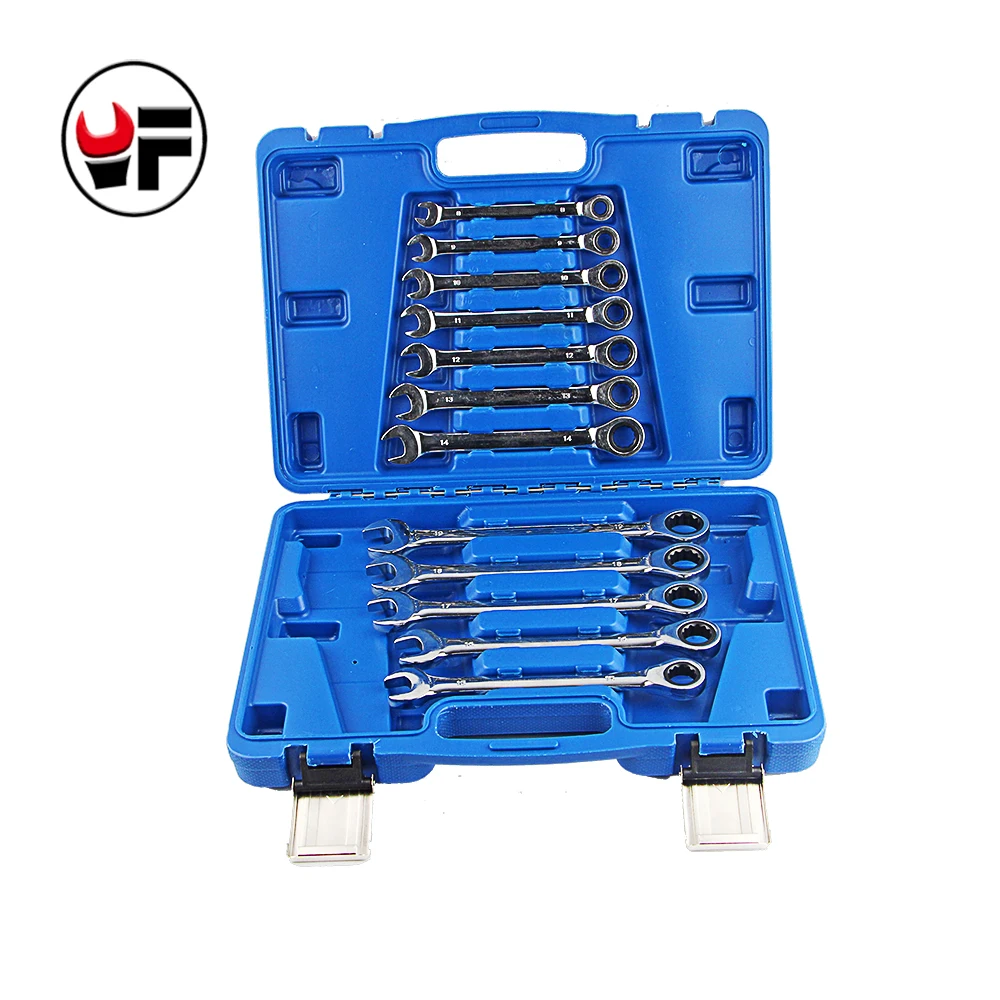 YOFE TOOLS 12pcs Ratchet Spanner Combination wrench set a set of keys ratchet skate tool gear ring wrench ratchet handle
YOFE TOOLS 12pcs Ratchet Spanner Combination wrench set a set of keys ratchet skate tool gear ring wrench ratchet handle