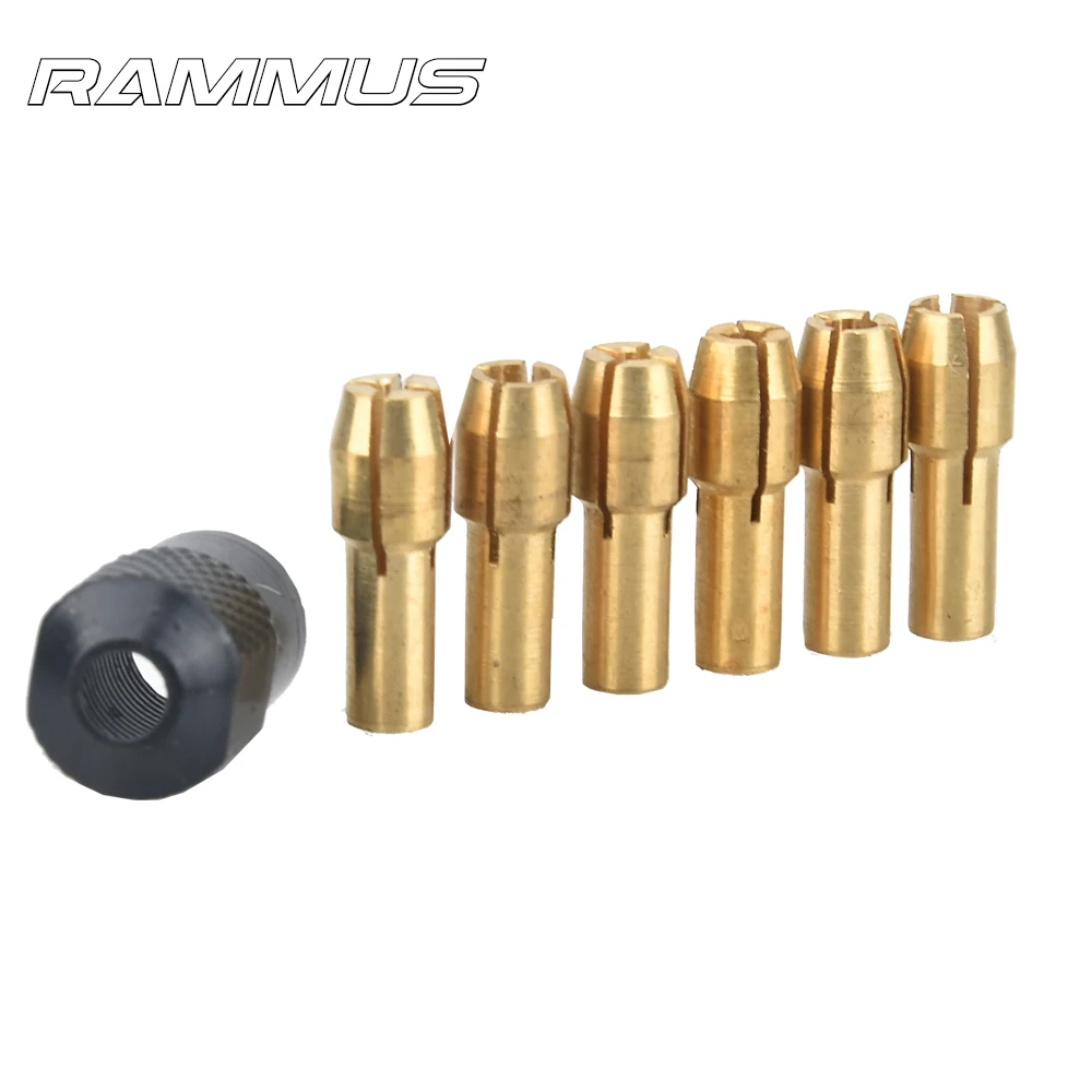 7pcs 1.0-3.2mm Brass Drill Chuck Bits 4.3mm Shank For Dremel Rotary Drill Collet Clamp Electric Power Tool Accessories
7pcs 1.0-3.2mm Brass Drill Chuck Bits 4.3mm Shank For Dremel Rotary Drill Collet Clamp Electric Power Tool Accessories
