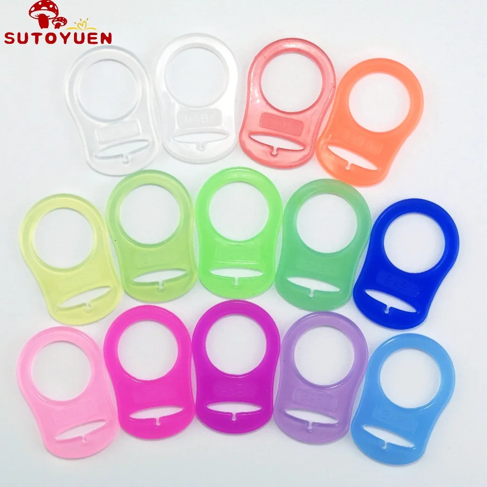 50pcs Clear food grade BPA Free silicone baby mam pacifier chain holder rings NUK dummy rings attache sucette
50pcs Clear food grade BPA Free silicone baby mam pacifier chain holder rings NUK dummy rings attache sucette